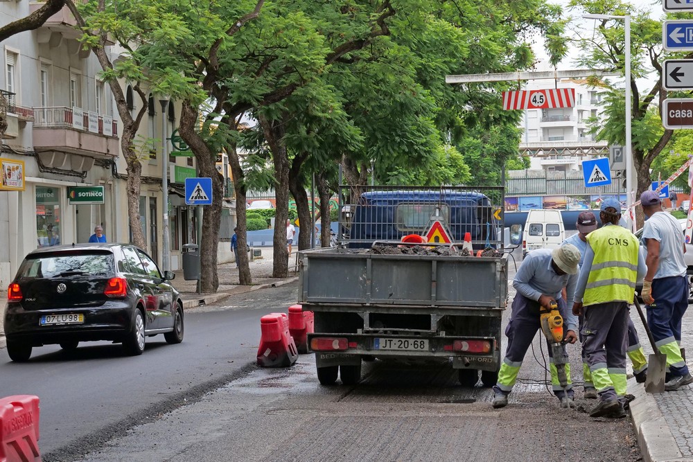 Plano de repavimentações no concelho. Vereador Carlos Rabaçal.
