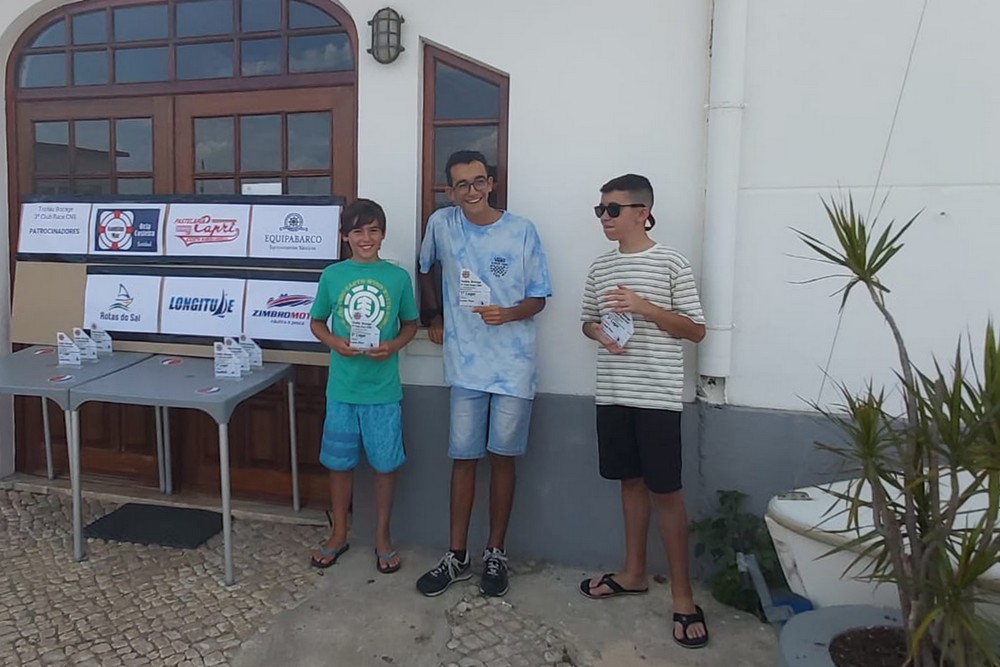 Troféu Bocage 3.ª Club Race. Premiados na Classe Laser Pico