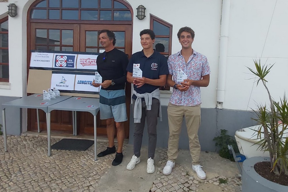 Troféu Bocage 3.ª Club Race. Premiados na Classe Sunfish