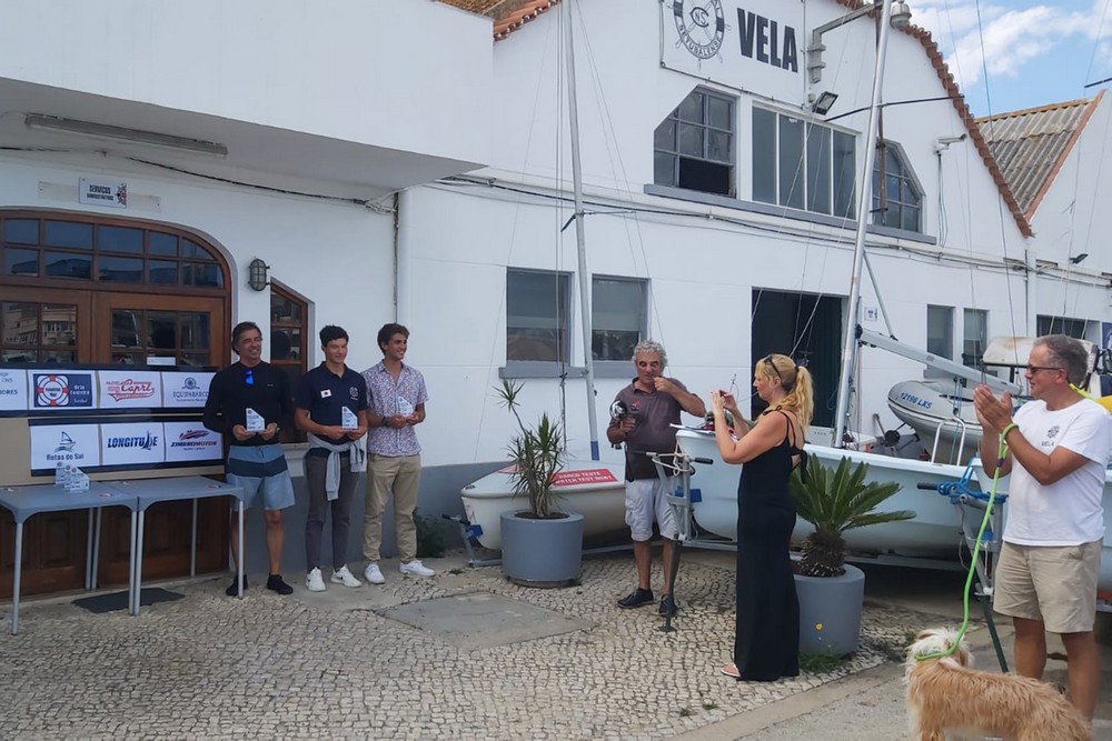 Troféu Bocage 3.ª Club Race. Premiados na Classe Sunfish