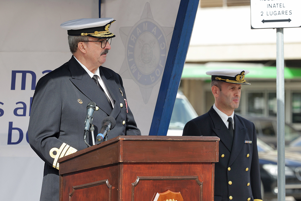 Dia da Polícia Marítima 2022 - discurso do comandante-geral da Polícia Marítima, vice-almirante João Dores Aresta.