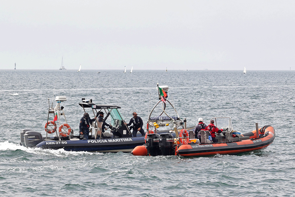 Dia da Polícia Marítima 2022 - demonstração de capacidades e meios no rio Sado.
