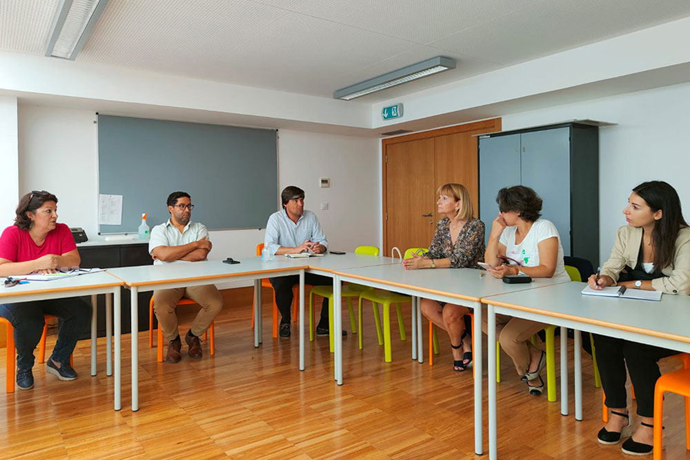 Visitas do Executivo municipal às escolas - Escola Secundária D. João II