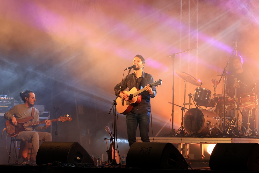 Concerto do português Manuel Maio, na Praça de Bocage, no âmbito da EXIB Música 2022.