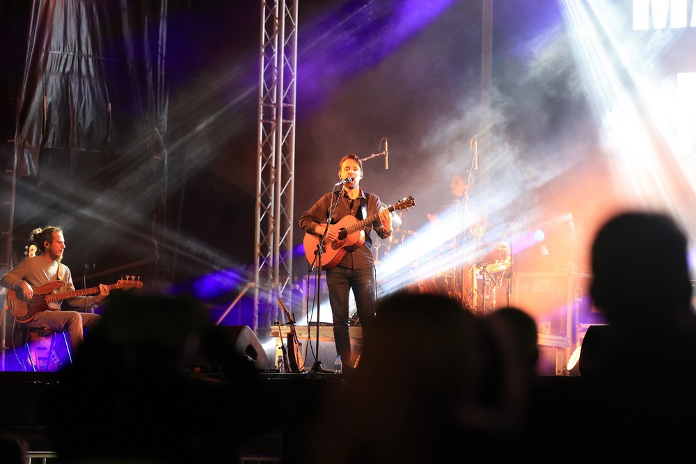Concerto do português Manuel Maio, na Praça de Bocage, no âmbito da EXIB Música 2022.