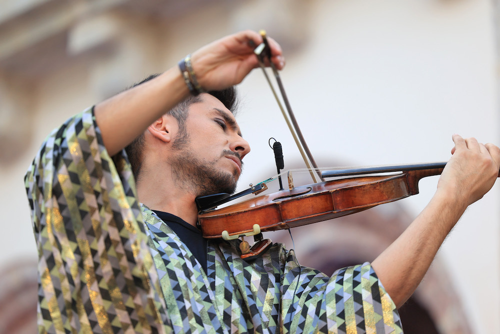 Concerto do trio argentino-vanezuelano Proyecto Chimú, nos claustros do Convento de Jesus, no âmbito da EXIB Música 2022.
