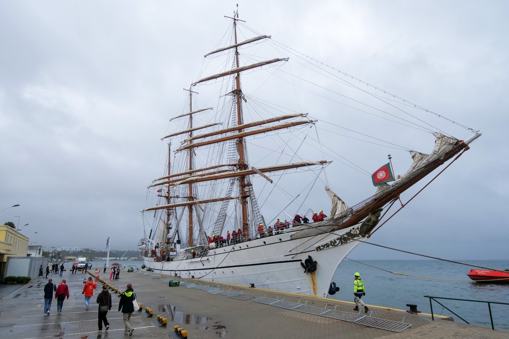 Semana do Mar 2022 - Chegada do navio-escola Sagres - Cais 2 do porto de Setúbal