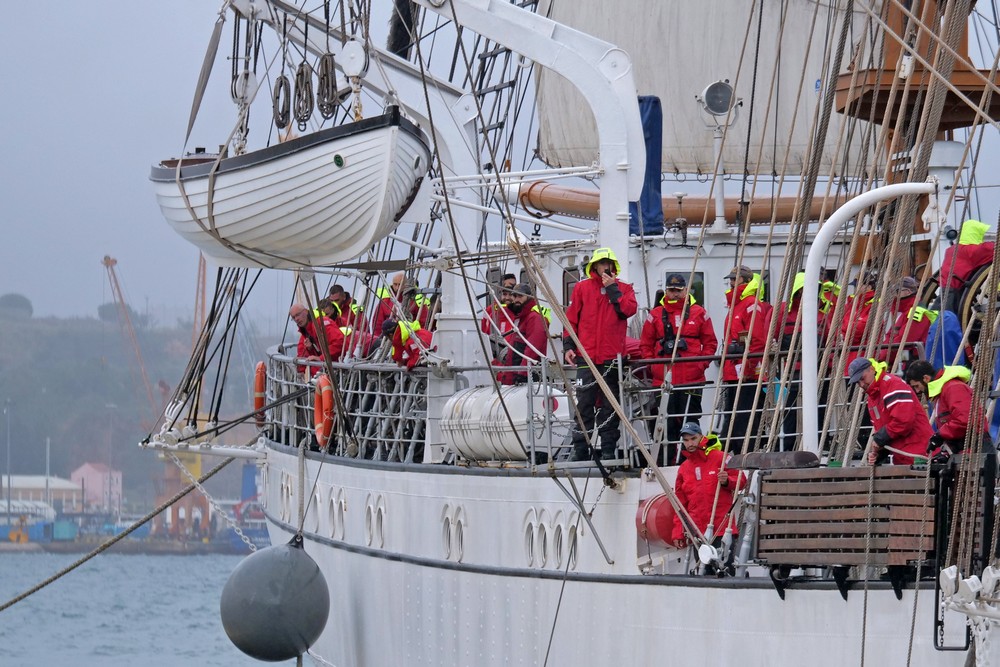 Semana do Mar 2022 - Chegada do navio-escola Sagres - Cais 2 do porto de Setúbal