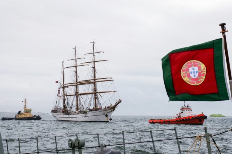 Semana do Mar 2022 - Chegada do navio-escola Sagres - Cais 2 do porto de Setúbal