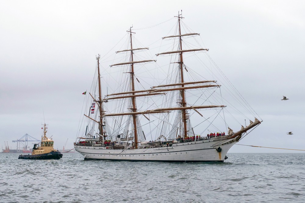 Semana do Mar 2022 - Chegada do navio-escola Sagres - Cais 2 do porto de Setúbal