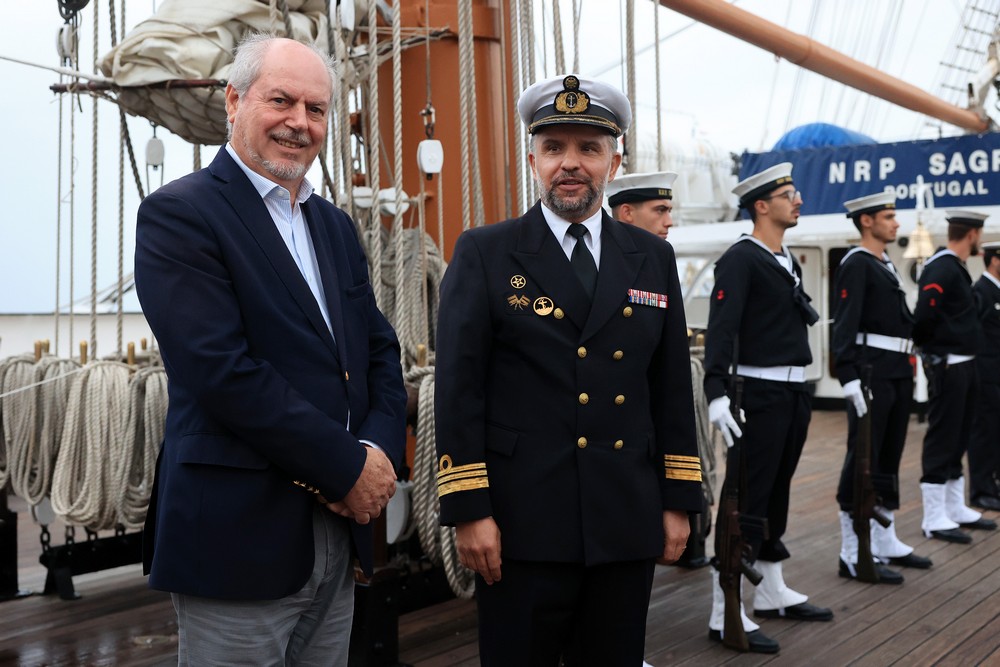 Semana do Mar - Visita do presidente da Câmara Municipal de Setúbal, André Martins, aos navios