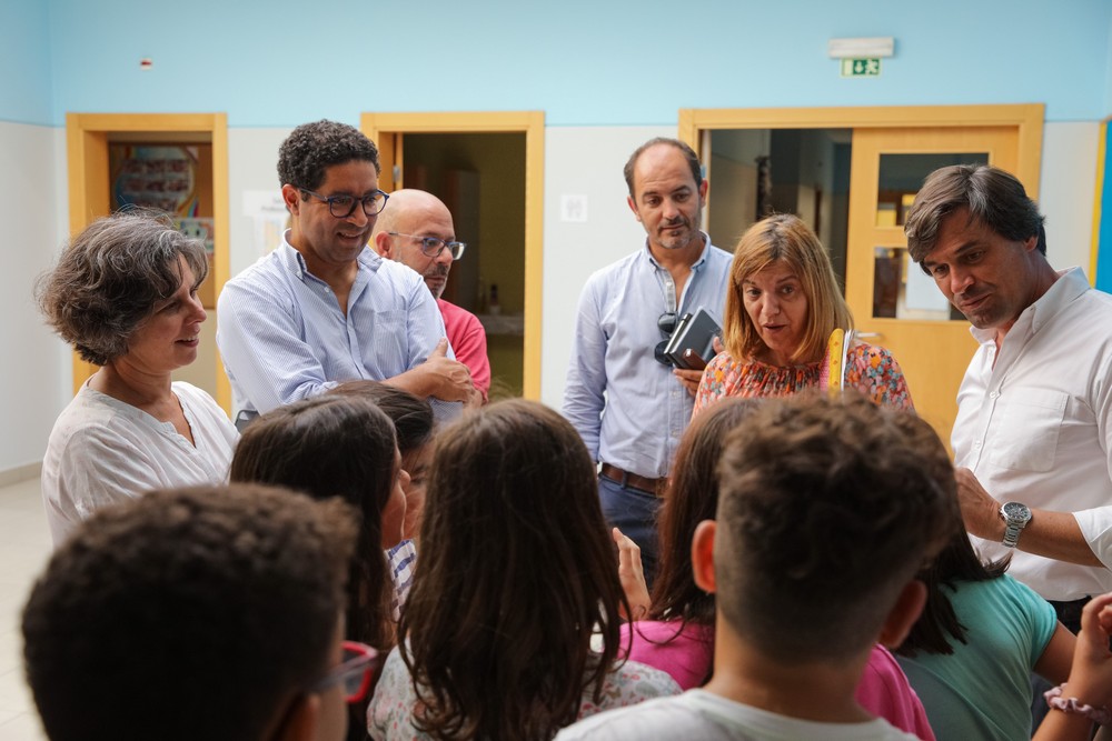 Visitas do Executivo municipal às escolas - Escola Básica Luísa Todi