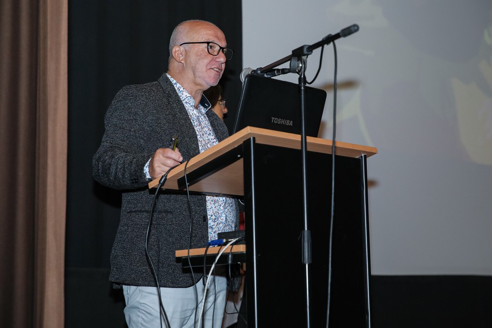 José Luís Catalão, chefe do Gabinete de Promoção e Divulgação do Património Histórico e Cultural da Câmara Municipal de Setúbal, no I Encontro Nacional de Serviços Educativos de Bibliotecas e Museus.