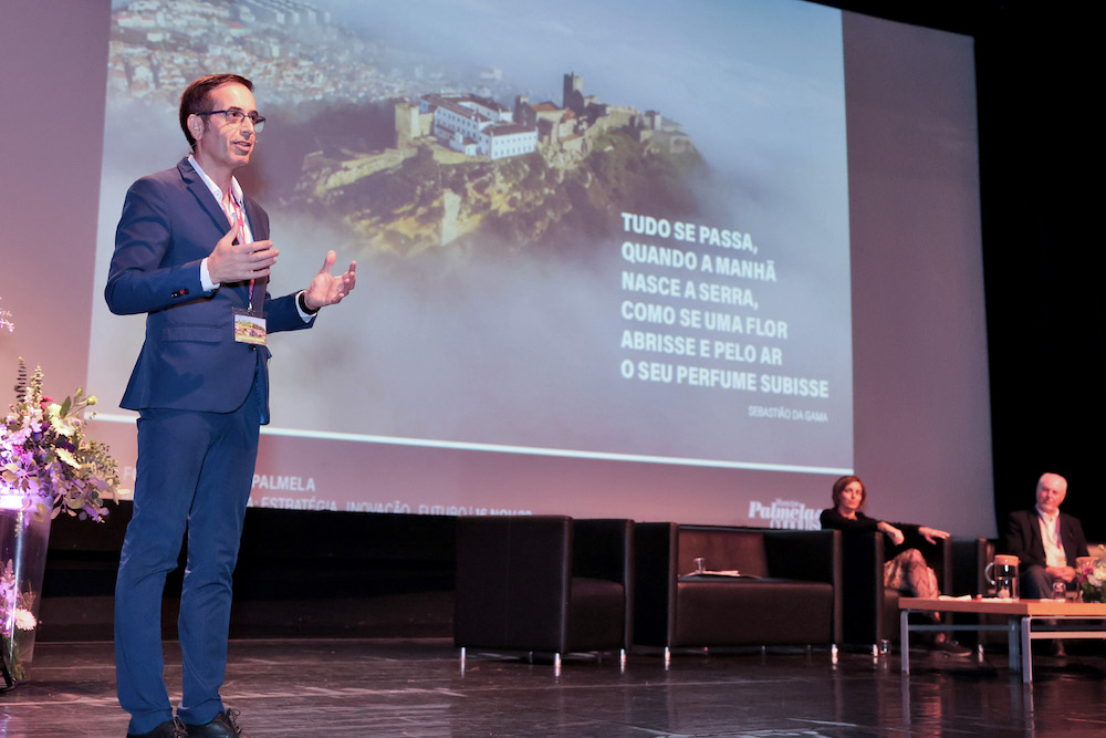 Luís Miguel Calha, vereador da Câmara Municipal de Palmela, no Fórum Turismo de Palmela, dedicado à "Retoma Turística".