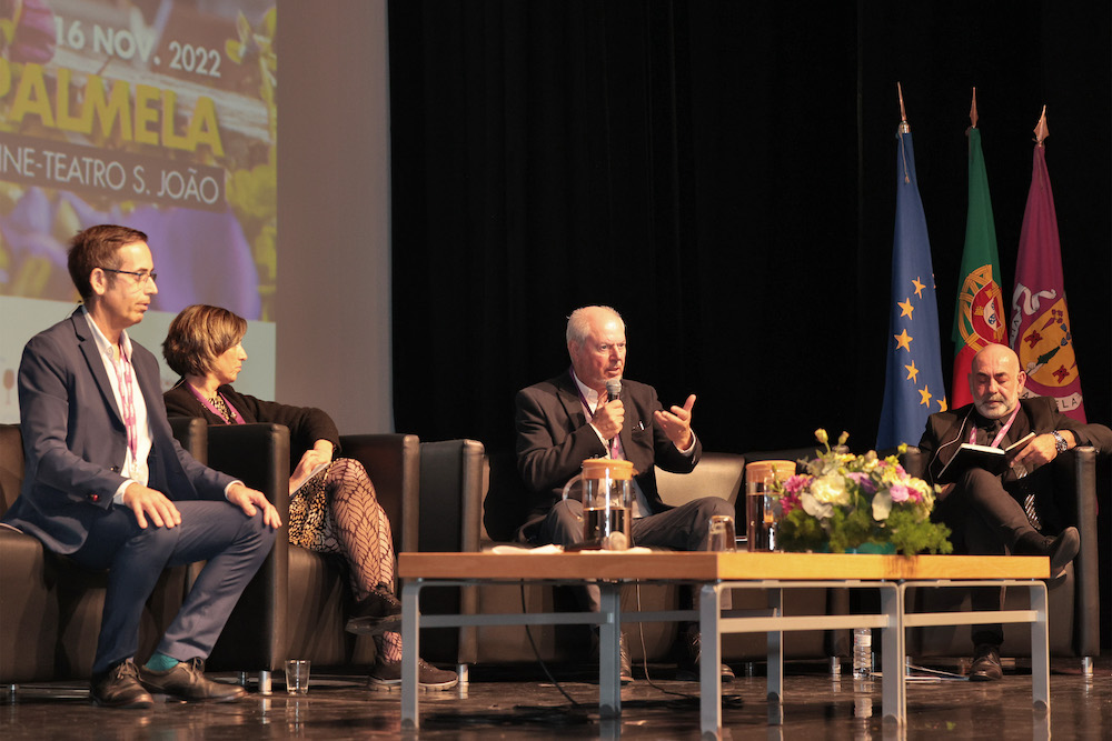 Presidente da Câmara Municipal de Setúbal, André Martins, no Fórum Turismo de Palmela, dedicado à "Retoma Turística".