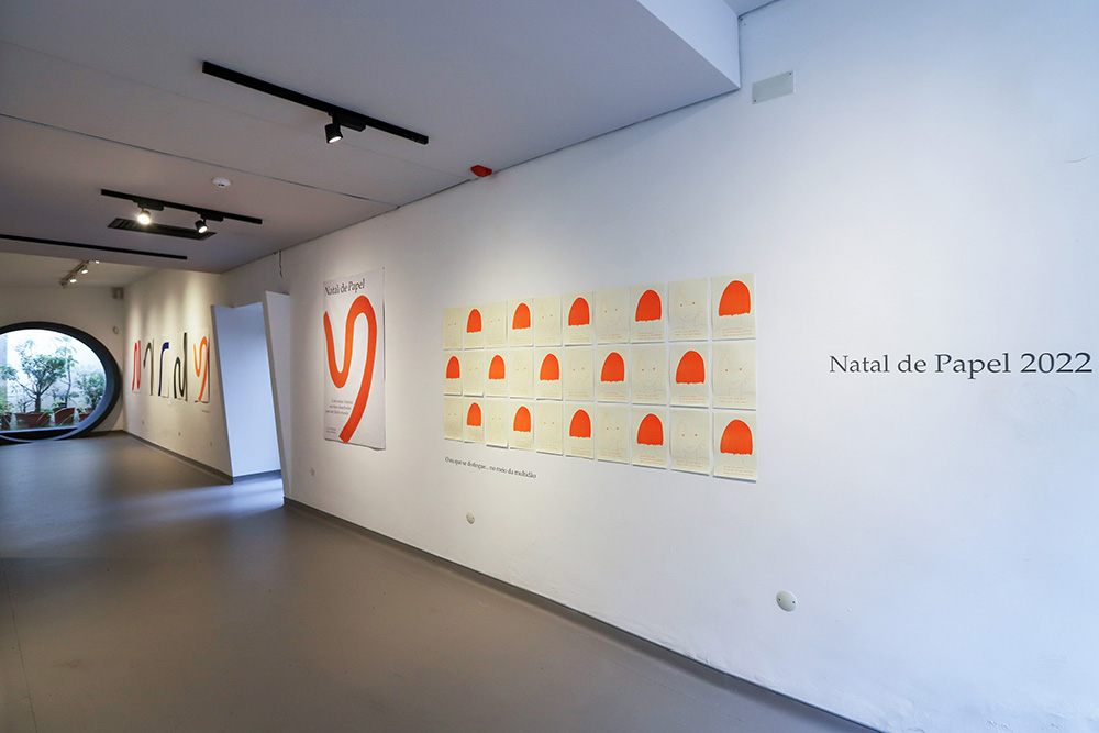 Natal de Papel - exposição com visita de escolas - Casa da Avenida