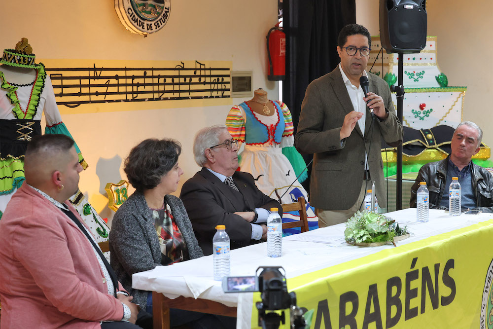 Presidente da Junta de Freguesia de São Sebastião, Nuno Costa, nas comemorações do 101.º aniversário do Grupo Desportivo Setubalense “Os 13”.