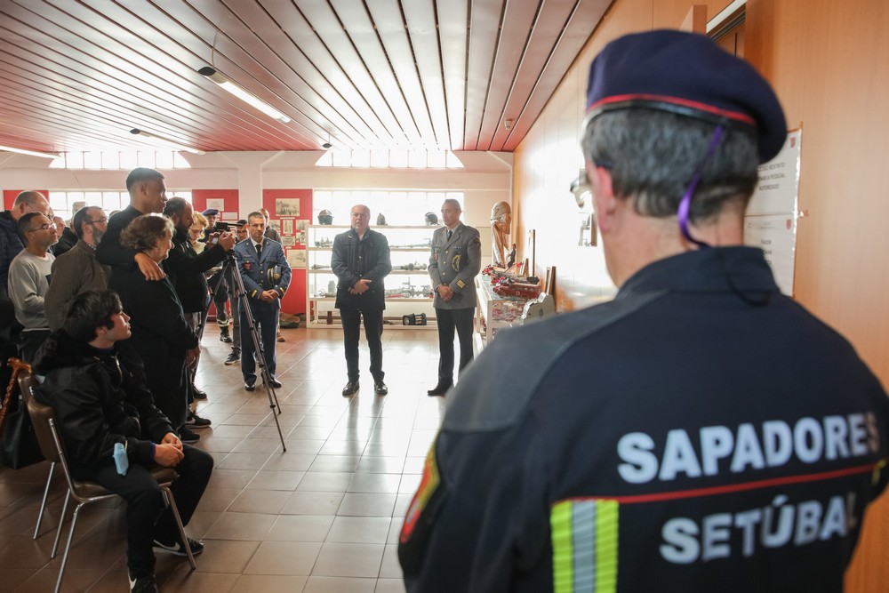 237.º Aniversário Bombeiros Sapadores de Setúbal - descerramento de placa de homenagem ao chefe Manuel Arrábida