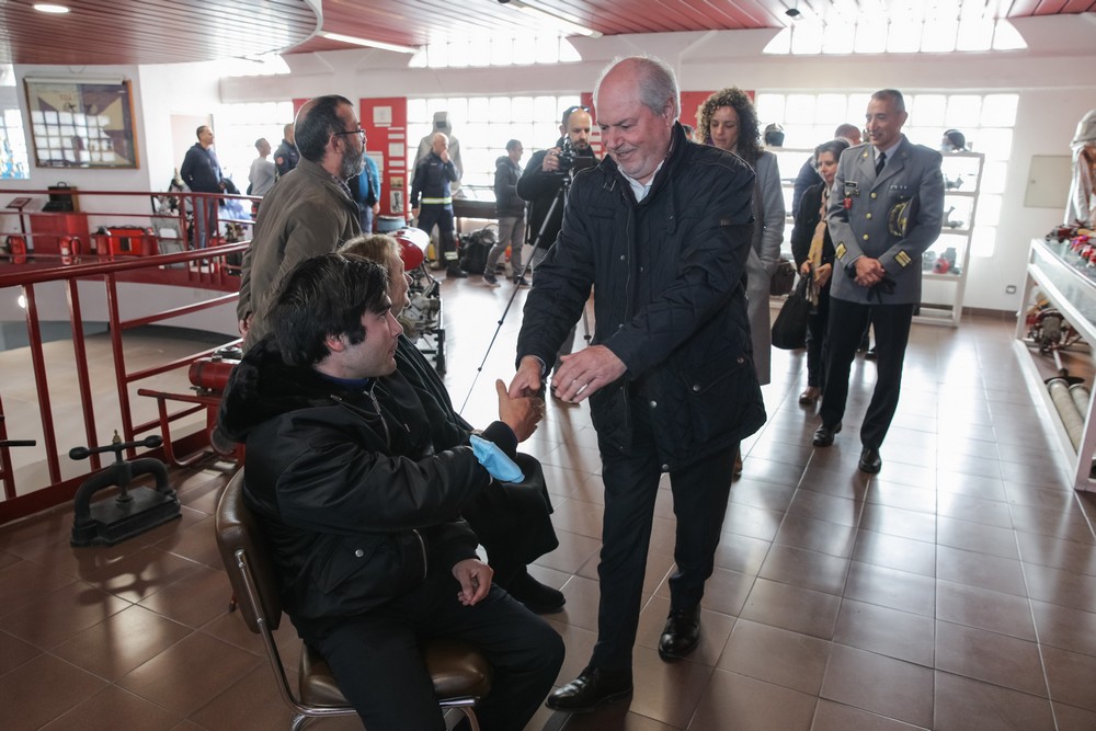 237.º Aniversário Bombeiros Sapadores de Setúbal - descerramento de placa de homenagem ao chefe Manuel Arrábida