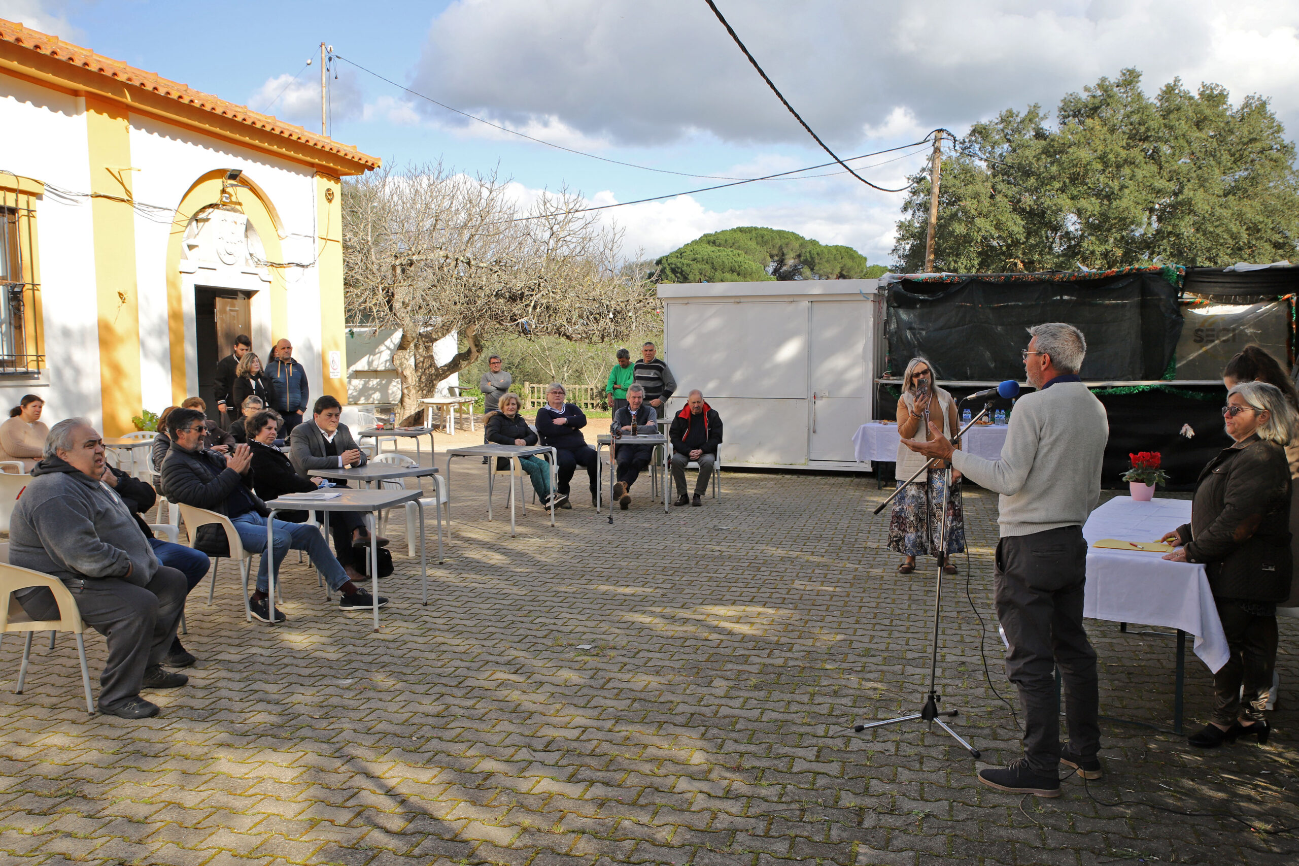 Cerimónia da posse dos dirigentes da Associação de Moradores da Aldeia Grande, para o biénio 2023/2024.