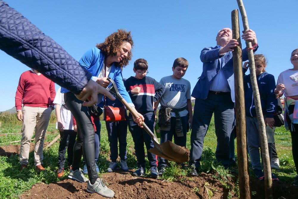 Dia Mundial da Árvore - Plantação de árvores no Parque Urbano na Várzea com alunos e Executivo