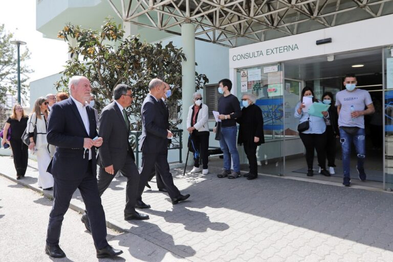 Lançamento da primeira pedra da ampliação do Hospital de Setúbal