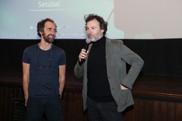 Nayola - antestreia no Cinema Charlot - Auditório Municipal - realizador José Miguel Ribeiro e vereador Pedro Pina