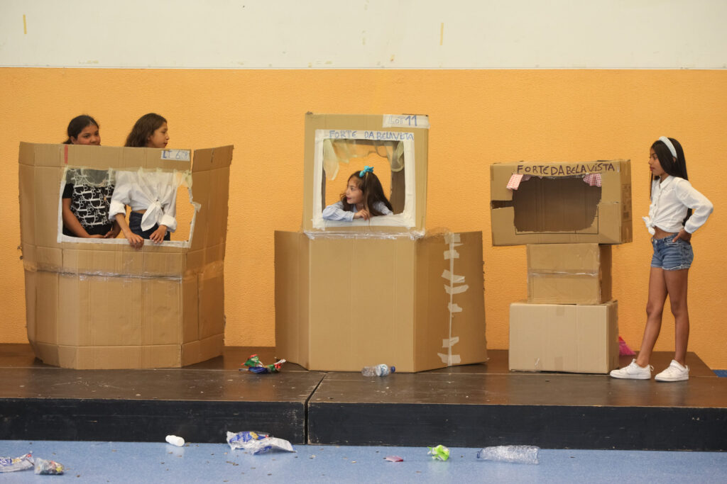 Férias no Bairro Páscoa 2023, que envolveu mais de 80 crianças de cinco bairros da zona da Bela Vista no âmbito do projeto Nosso Bairro, Nossa Cidade