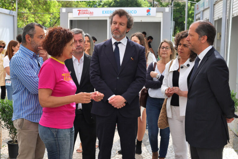 Pedro PIna, vereador do pelouro da Saúde, marcou presença no evento