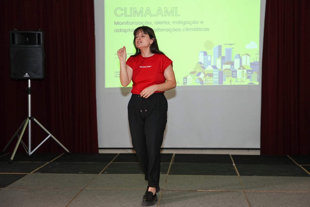 Joana Guerra Tadeu conduziu ação de sensibilização sobre alterações climáticas