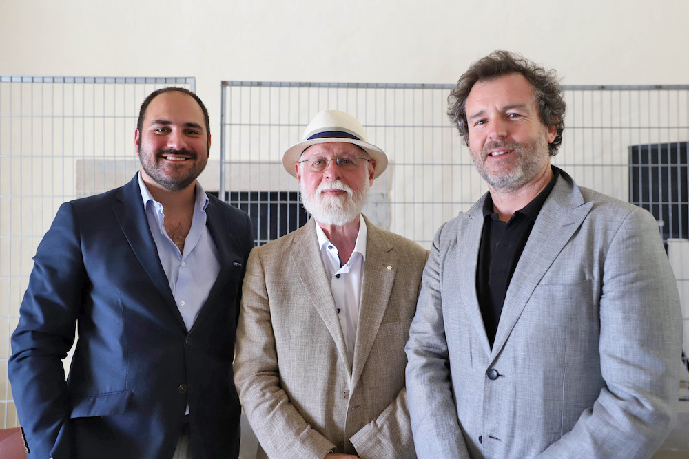 Lourenço de Morais, Alberto Manguel e Pedro Pina