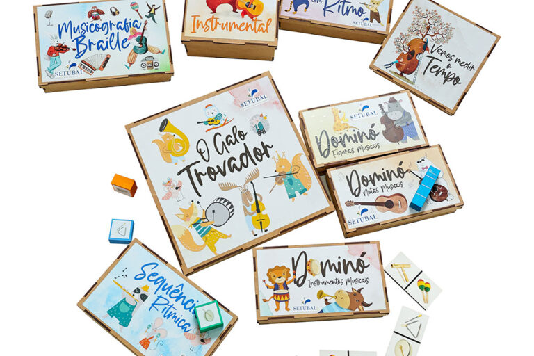 Jogos pedagógicos do projeto “Musicando – Atelier de Educação Musical”
