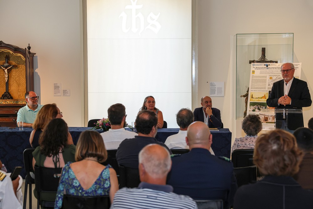 A Brecha da Arrábida a Património Mundial - entrega da certificação da UNESCO ao presidente da Câmara Municipal de Setúbal, André Martins