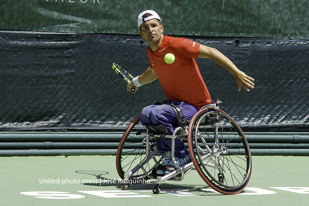 Enrique Siscar Meseguer, vencedor dos torneios do circuito mundial em cadeiras de rodas X Open Baía de Setúbal e CTS 75th Anniversary Wheelchair International Open