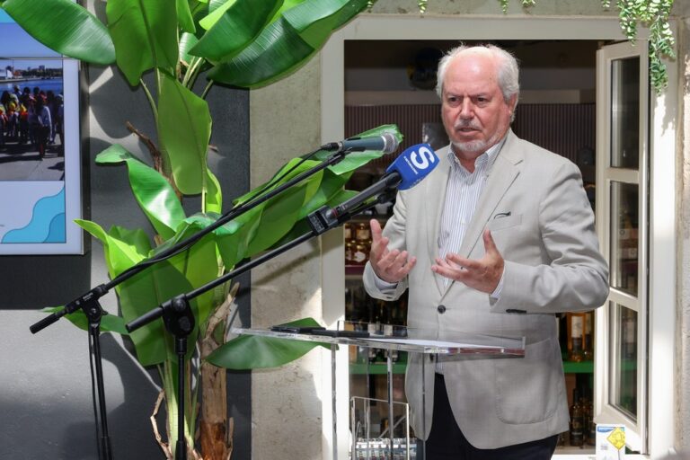 Festas da Baía de Setúbal - Conferência de Imprensa - apresentação -presidente da Câmara Municipal de Setúbal, André Martins