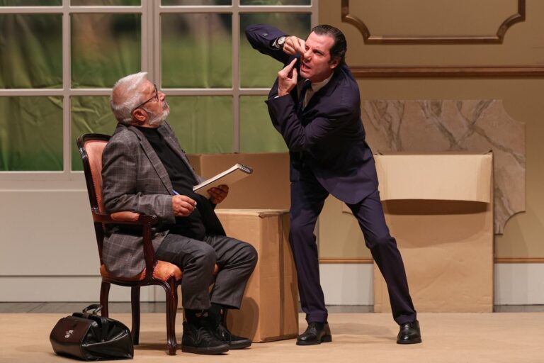 Comédia teatral “Pela Ponta do Nariz”, com José Pedro Gomes e Aldo Lima, no Fórum Municipal Luísa Todi