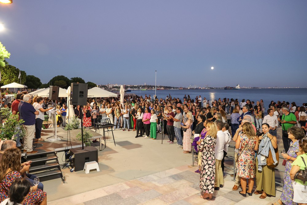 Receção à comunidade educativa 2023, na Praia da Saúde