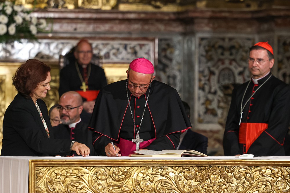 Tomada de posse de D. Américo Aguiar como quarto bispo de Setúbal