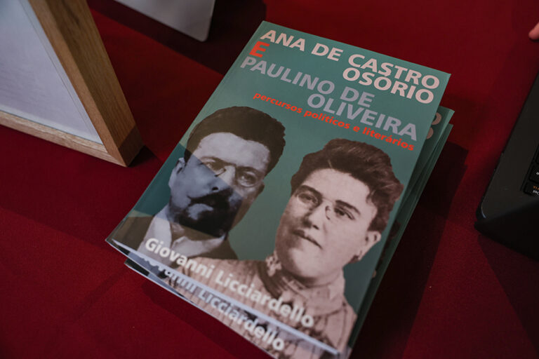 Ana de Castro Osório e Paulino de Oliveira - apresentação de livro de Giovanni Licciardello