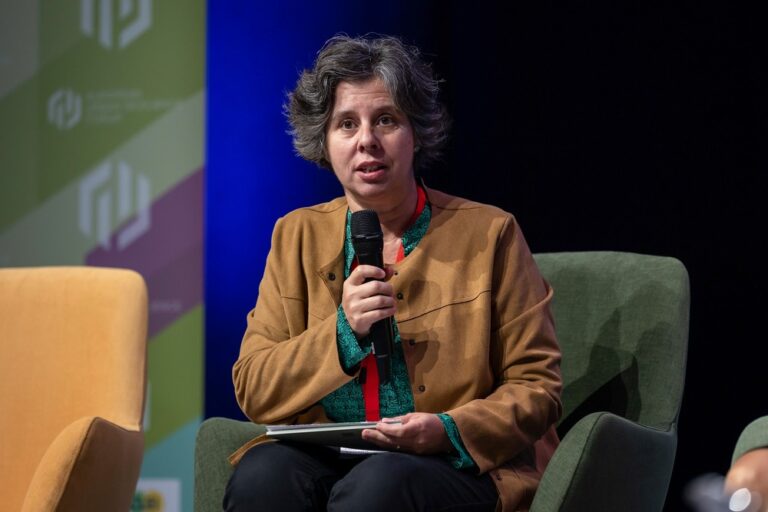 Vice-presidente da Câmara Municipal, Carla Guerreiro, no Fórum Europeu de Resiliência Urbana 2023, em Cascais