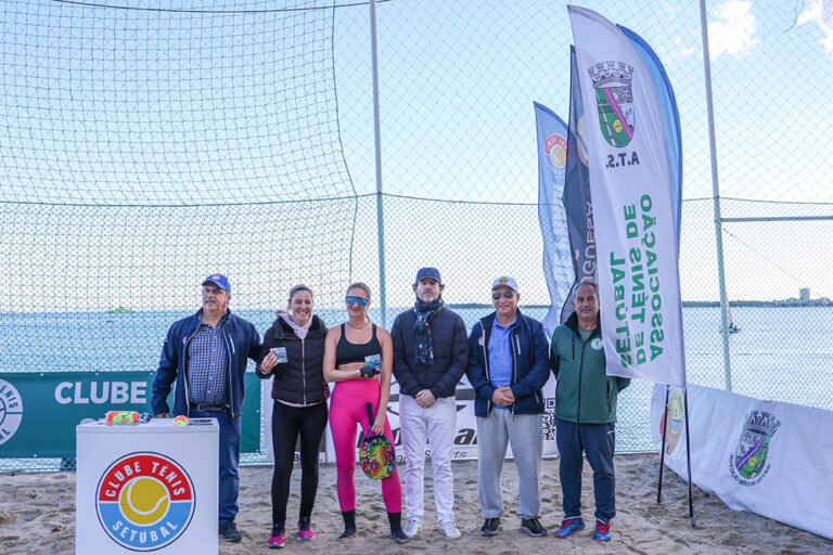 Torneio de ténis de praia comemorativo do 75.º aniversário do Clube de Ténis de Setúbal - vereador do Desporto, Pedro Pina, marcou presença
