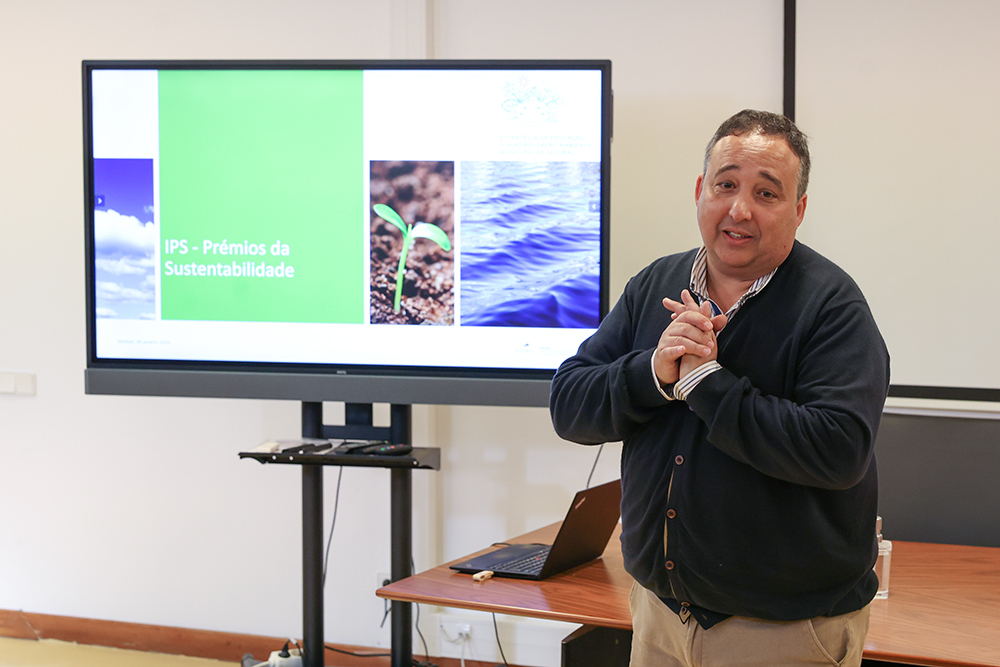 Carlos Mata na entrega de prémios do Concurso IPS Sustentável