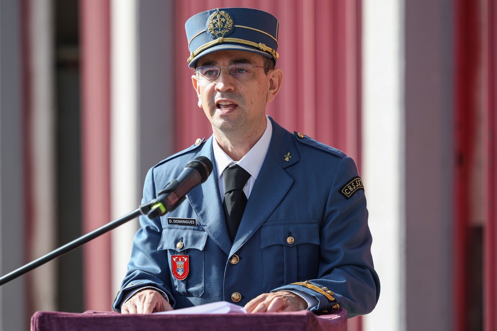 Companhia de Bombeiros Sapadores de Setúbal celebrou 238 anos - comandante da CBSS, David Domingues
