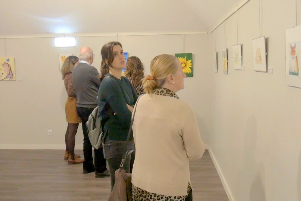 Inauguração da exposição de desenho e pintura “Tons da Natureza”, de Raquel Bento, na Galeria de Exposições da Biblioteca de Azeitão