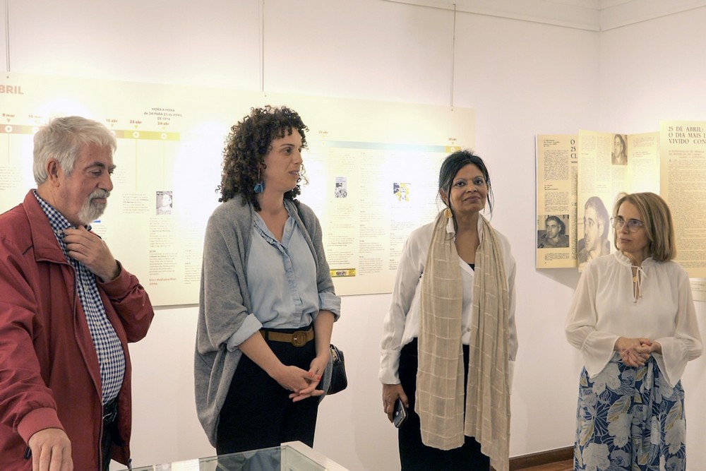 A vereadora Rita Carvalho sublinhou a importância de preservar a memória no combate à ditadura