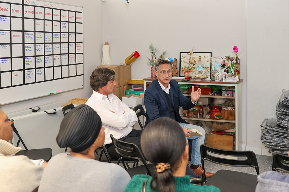 Os moradores da Alameda das Palmeiras reuniram no Espaço Nosso Bairro, Nossa Cidade da Bela Vista