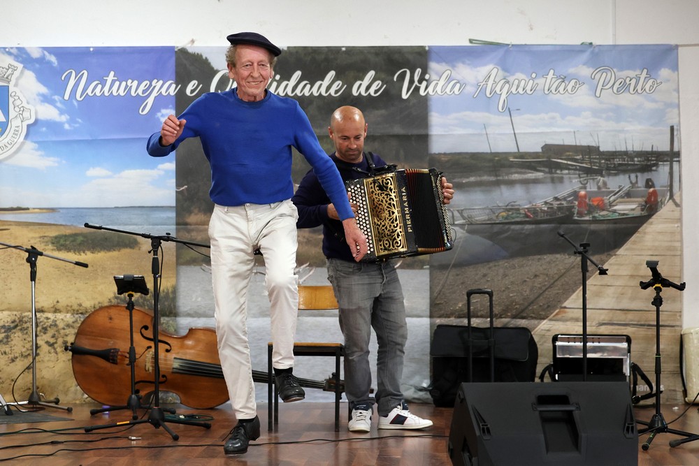 O sapateado de Michel de Roubaix encantou o público da Gala de Acordeão das Pontes