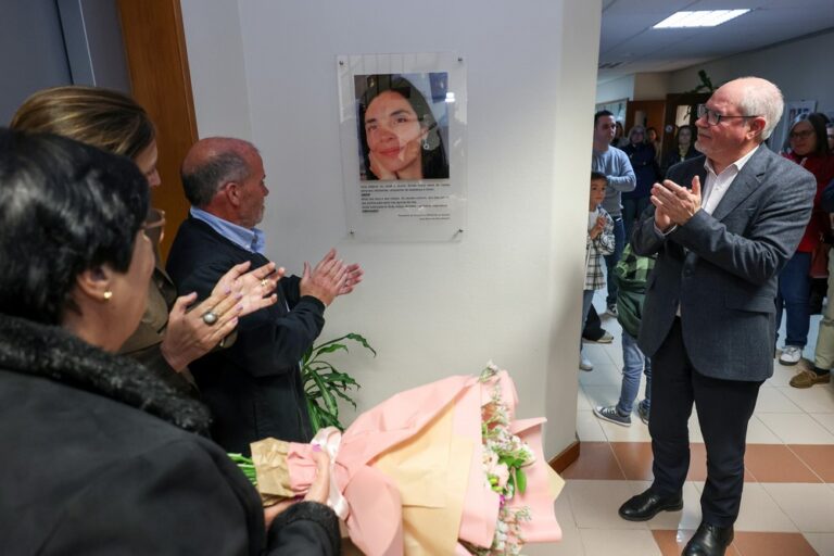 Inauguração do Centro Sónia Rio, da APPACDM de Setúbal - presidentes da Câmara, André Martins, e da APPACDM de Setúbal, José Salazar