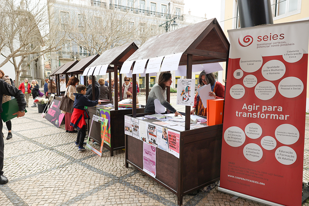 Março Mulher 2024 - Praça Mulher - música, dança, teatro, pintura ao vivo e testemunhos de mulheres