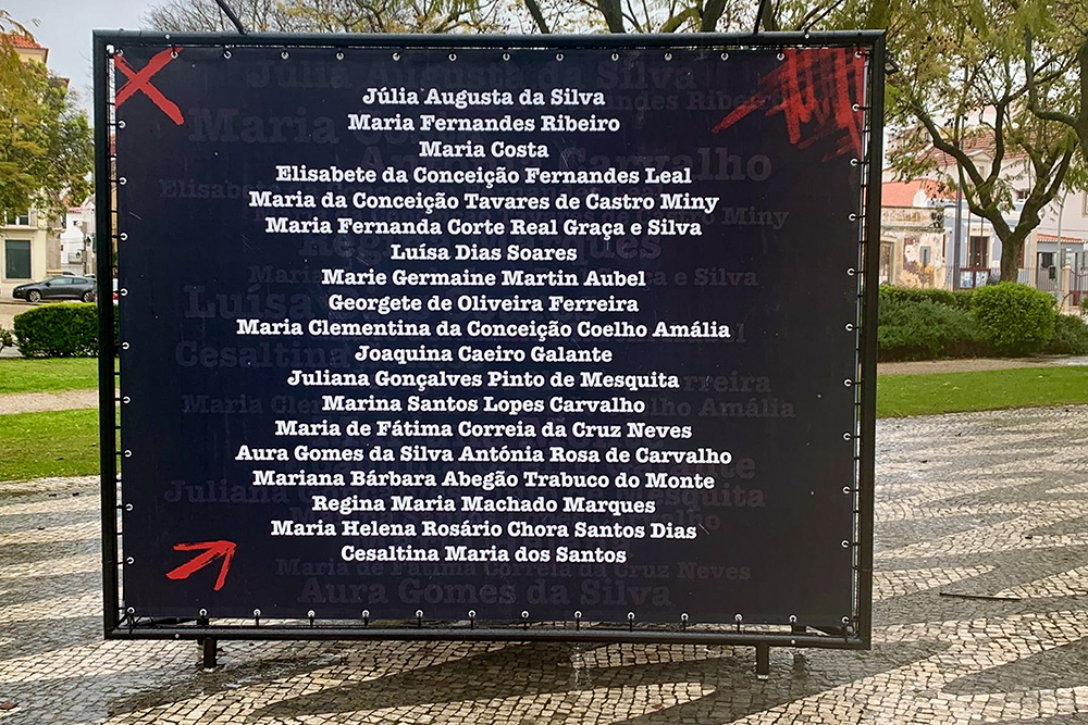 Instalação na Avenida Luísa Todi antecipa exposição “Mulheres na Resistência à Ditadura em Setúbal”